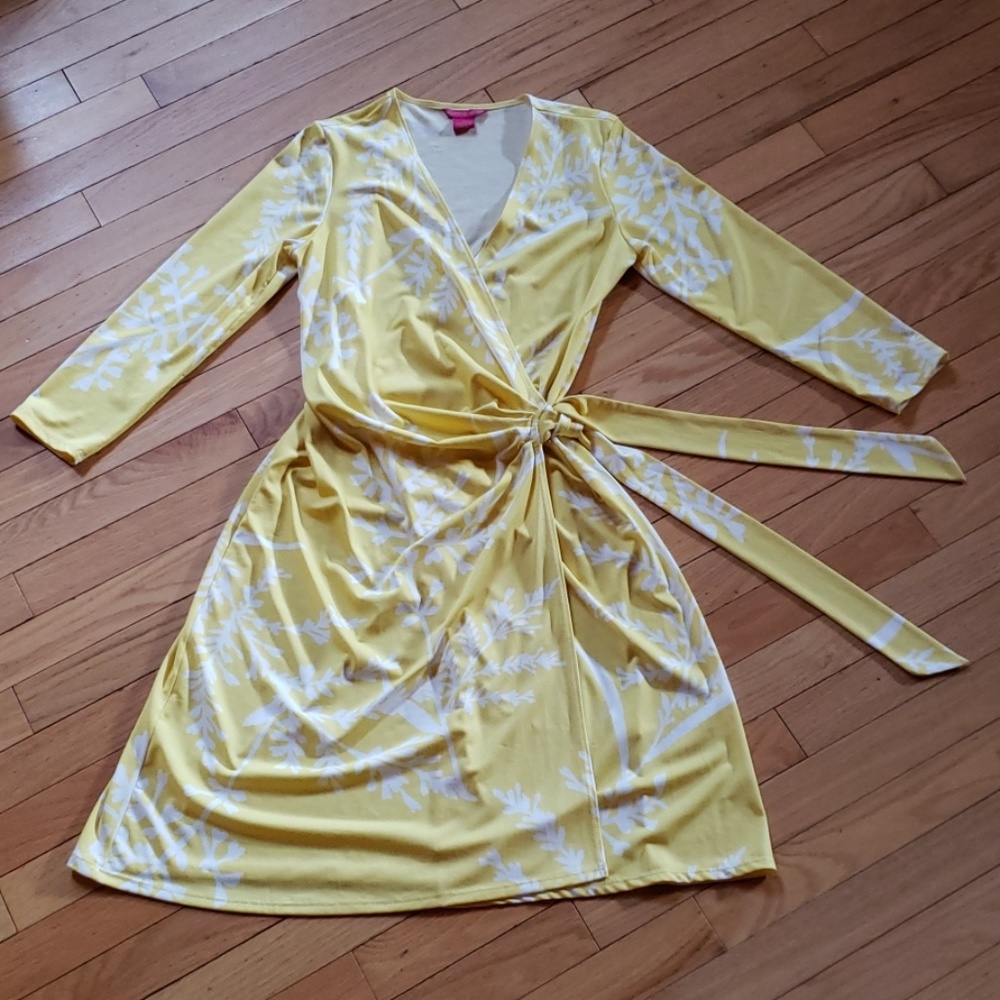 Sunny leigh wrap dress small